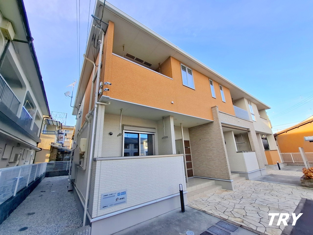 建物外観　お洒落な外観ですよ。