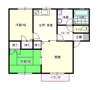 アベニュー上越の間取り