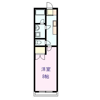 ブルーハイツＡ棟の間取り