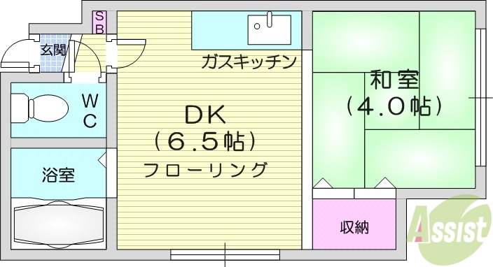 ハイツ24の間取り