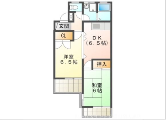 豊川市伊奈町のマンションの間取り