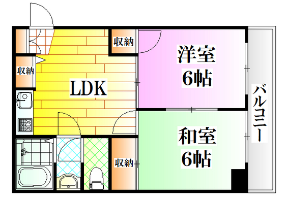 宇品川手ビルの間取り