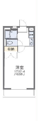 レオパレスクールの間取り