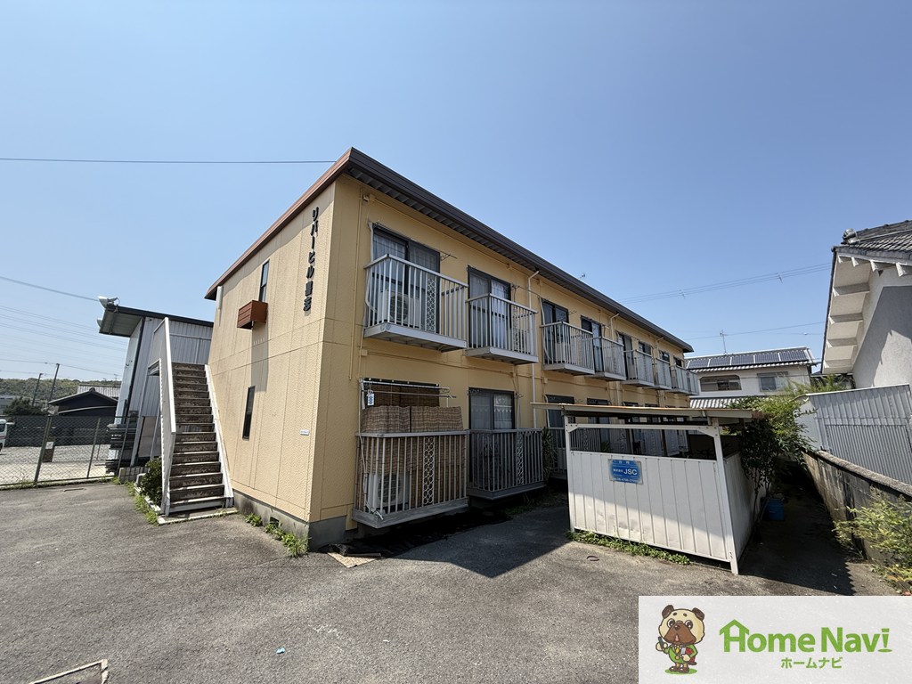 建物外観　「リバーヒル喜志」、現地待ち合わせでのご案内も可能です。