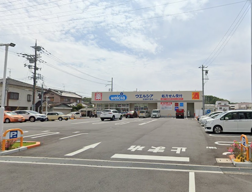 ドラックストア　ウエルシア羽曳野尺度店（ドラッグストア）まで420m