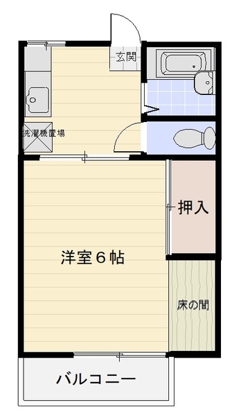 スカイサンハイツＢの間取り