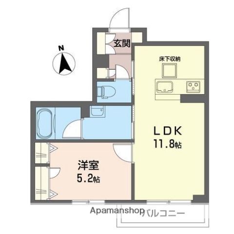 シャーメゾン　レーヴェの間取り