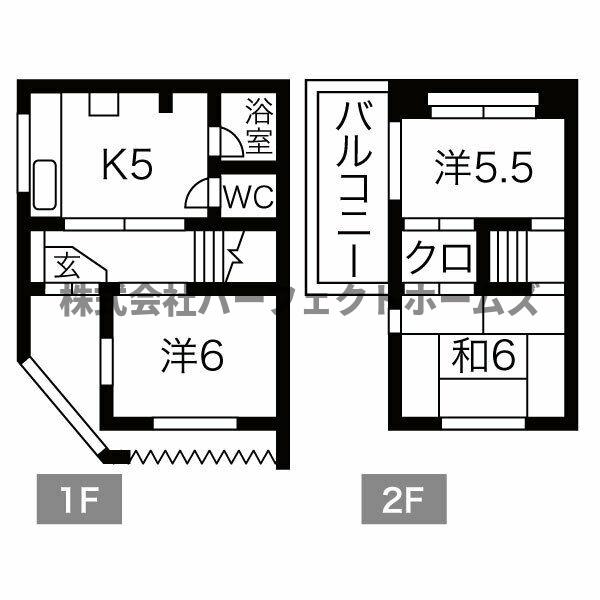 大阪府寝屋川市高柳５（一戸建）の賃貸物件の間取り