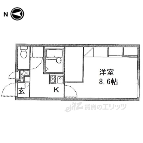 レオパレスプレミールの間取り