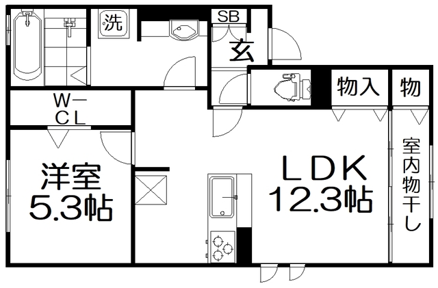 【ＧＲＡＮＤＥＬの間取り】