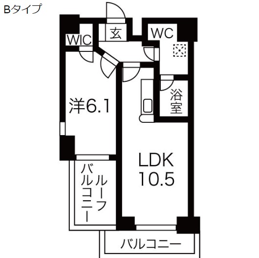 セイワソレイルコートの間取り