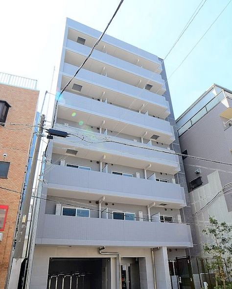 大田区萩中のマンションの建物外観