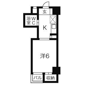 露橋ロイヤルハイツ Iの間取り