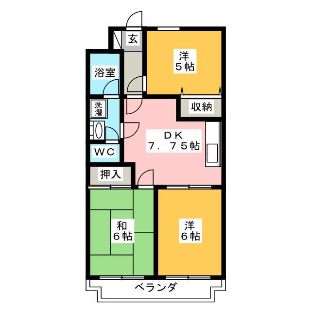 ＥＳＰＯＩＲ東和の間取り