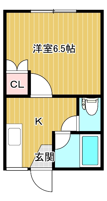 コーポ明石の間取り