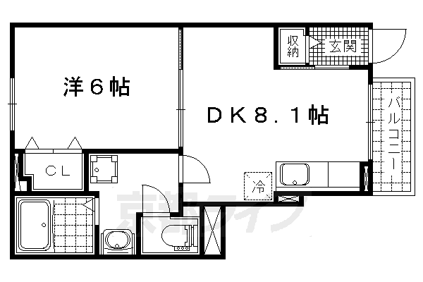 【シュシュ・ボワ　ヴェールの間取り】