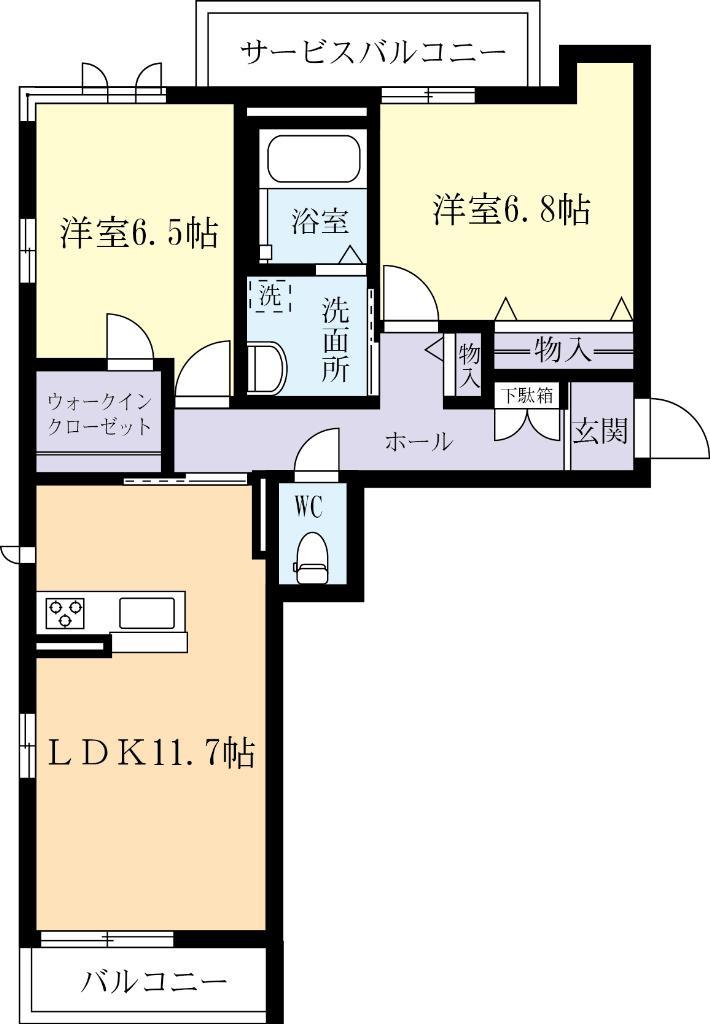 ヴィルドミール学園の森の間取り