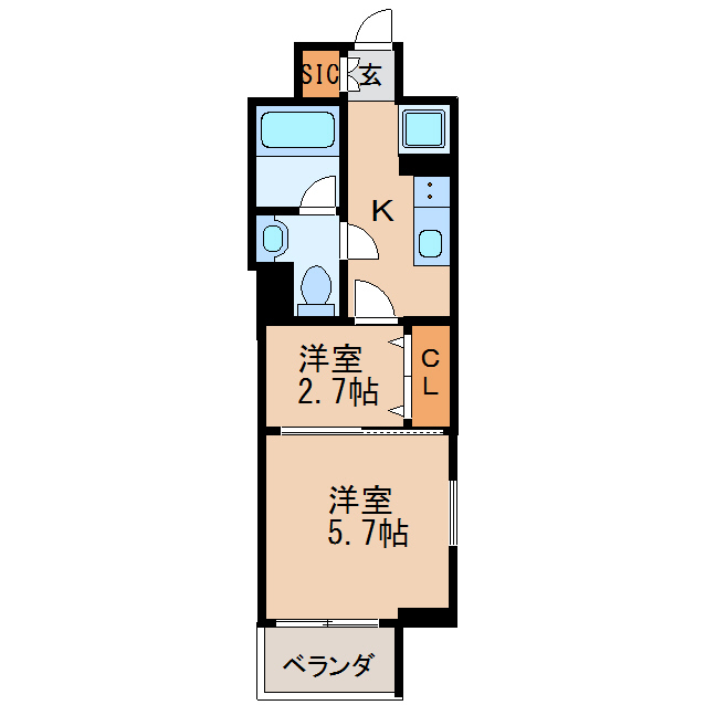 ブランシエスタ泉の間取り