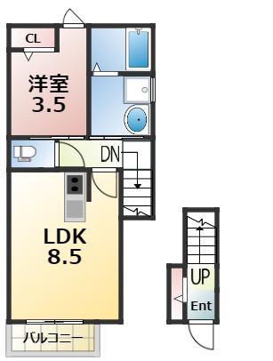 【Ｇｏｏｄ　Ｈｉｌｌｓ　Ｆｕｎａｂａｓｈｉの間取り】