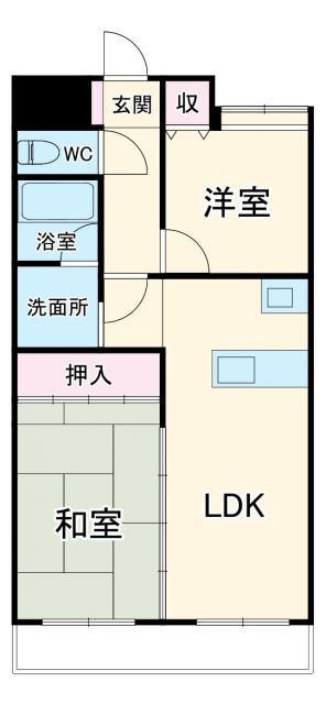 三重郡菰野町大字菰野のマンションの間取り