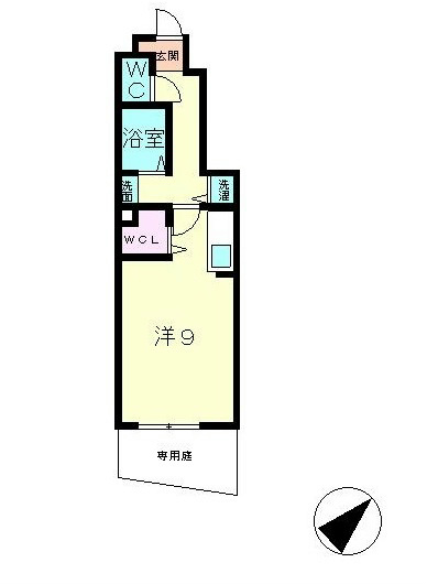 エヌキュート今堅田Iの間取り