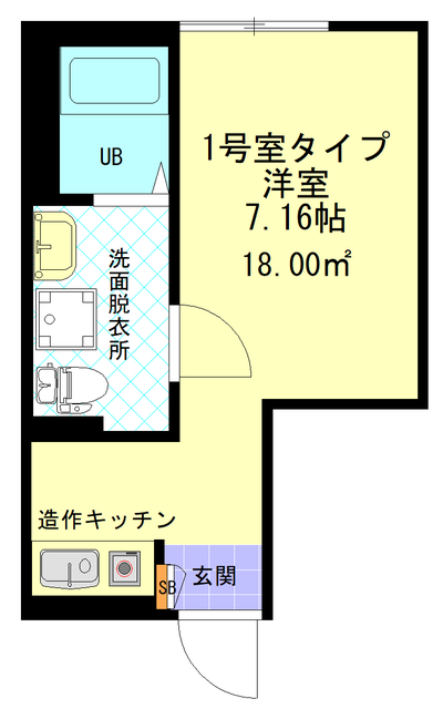 【西谷4丁目新築アパート(仮)の間取り】