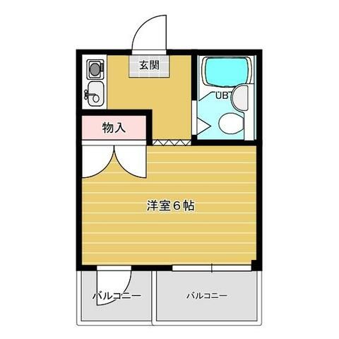 東大和市南街のマンションの間取り