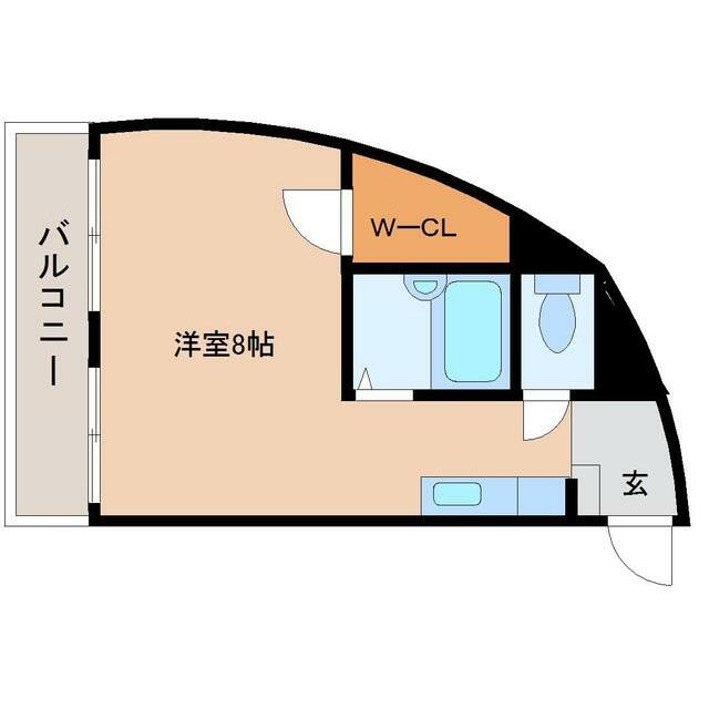 グランベール北九大前の間取り