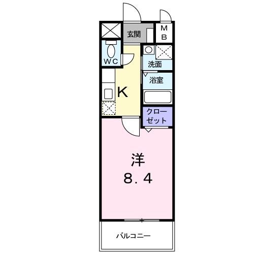 ガーレ花園の間取り