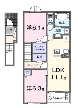 パディ　ハウスIIの間取り