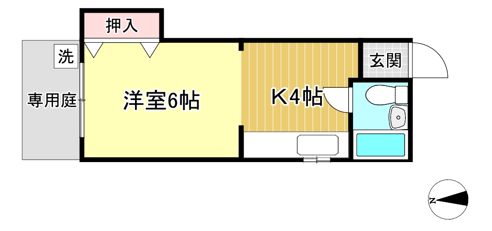 カマラードふじの間取り