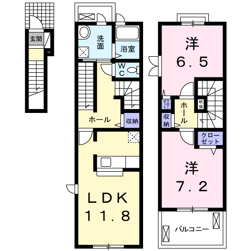 グレンディールIIIの間取り