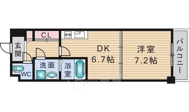 センターポイント吉志部の間取り