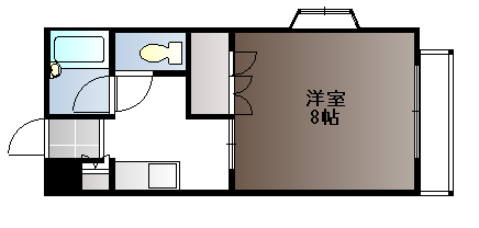 シャトー武本の間取り