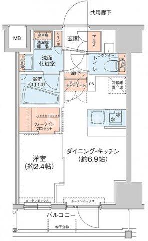 アジールコート新高円寺の間取り