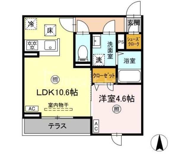 グラナーデ西保木間の間取り