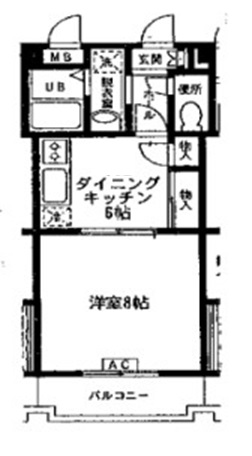 川崎市川崎区東門前のマンションの間取り