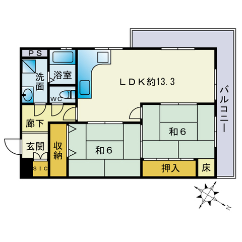 グレイス博多の間取り