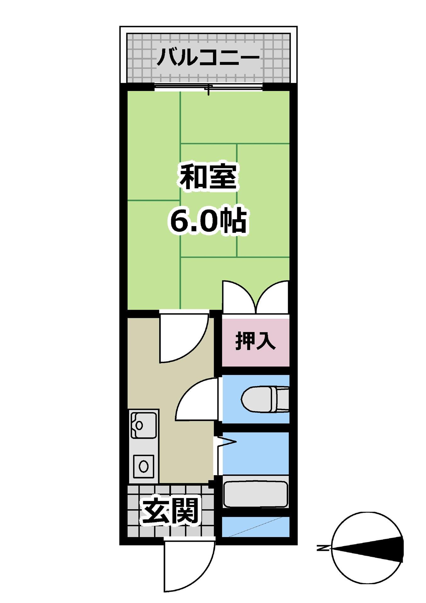 ジュネス敦賀の間取り