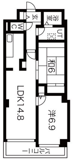 パインフィールド吉祥院の間取り