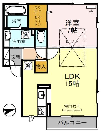 M・Kスクエア1の間取り