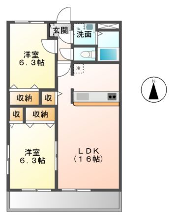 ファミーユメゾンの間取り