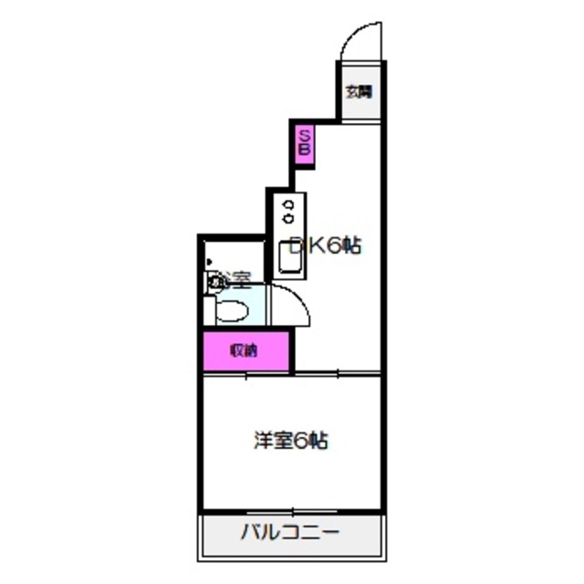 東洋プラザ高倉の間取り