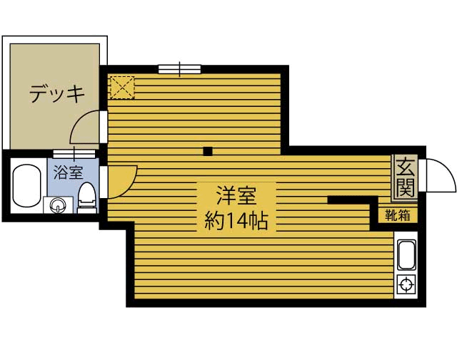 森恵コーポの間取り