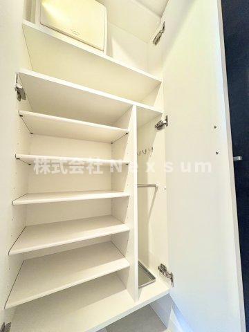 収納　たっぷりとした収納スペースです