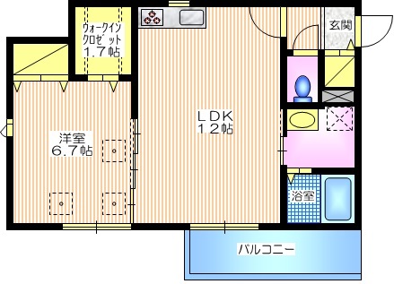 メゾン佐介ヶ谷の間取り