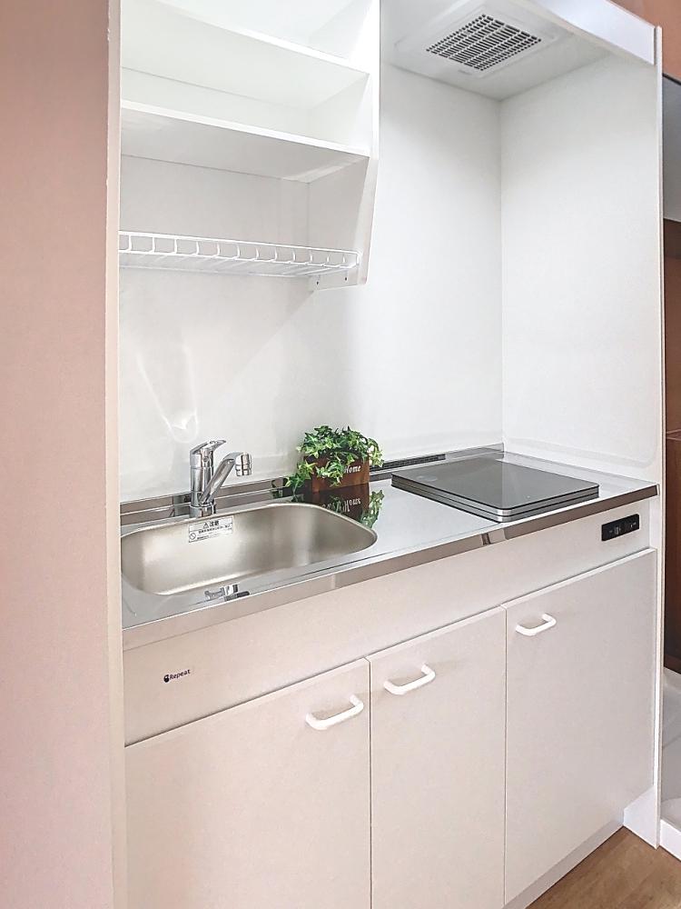 キッチン　お手入れしやすいIHコンロつきキッチン！