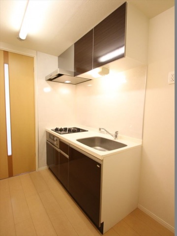 キッチン　システムキッチン2口コンロ