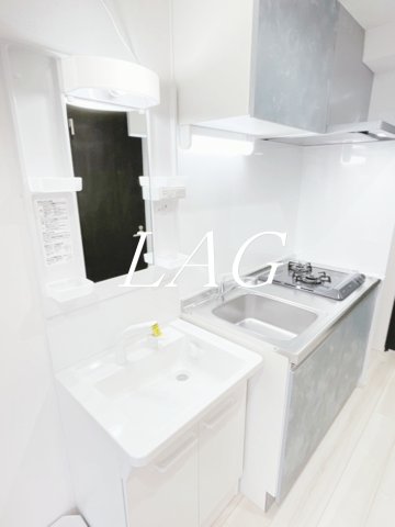 洗面設備　洗面台です。