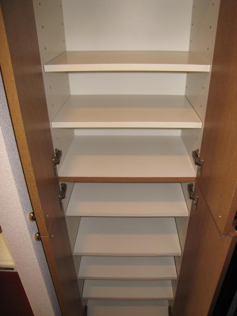 収納　収納力あるシューズボックス